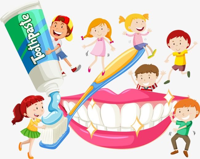 Toothpaste and Toothbrush Timeline for Children